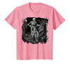 Scary Cyclist Skeleton Gifts Cycling Skeleton Mountain MTB Bicycle Cyclist Skeleton T-Shirt - size chart