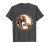 Mademark Elephant Mom and Baby Trunk Touch Pregnancy Tee T-Shirt - Men - size chart