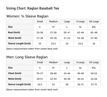 We Don’t Rent Pigs Tees We Don’t Rent Pigs Funny For Men Women Raglan Baseball Tee - size chart