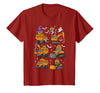 Halloween Tees for Women Men Kids Construction Trucks Excavator Spooky Halloween Toddler Kids T-Shirt - size chart