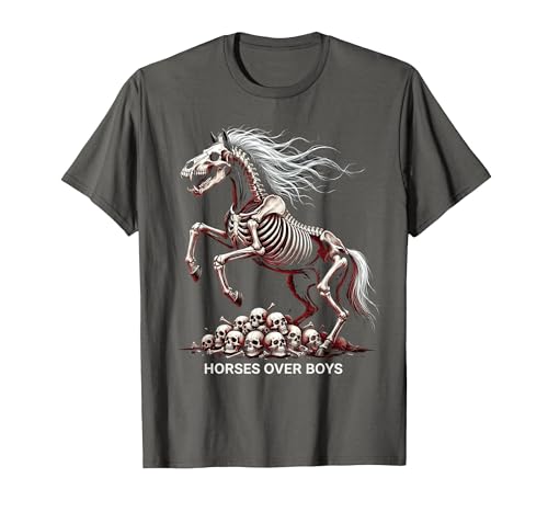 Mademark Horses Over Boys Equestrian Design for Women T-Shirt - Men - size chart