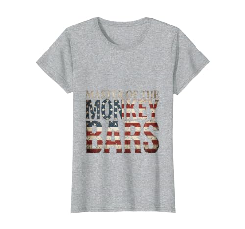 Mademark Master of the Monkey Bars 5th Grade Design T-Shirt - Women - size chart