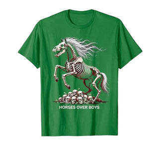 Mademark Horses Over Boys Equestrian Design for Women T-Shirt - Men - size chart