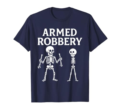 Armed Bones Joke Joke Apparel Men Women sarcastic Funny Skeleton Pun Armed Bones Joke Halloween Humor Costume T-Shirt - size