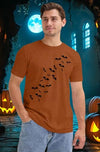 Ithalt Mens Halloween Shirt Halloweentown T Shirt Pumpkin Short Sleeve Top - size chart