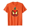 Marvel Spider-Man Halloween Spooky Pumpkin Jack-o'-Lantern T-Shirt - size chart