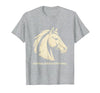 Mademark Horses Over Everything Equestrian Women Design T-Shirt - Men - size chart