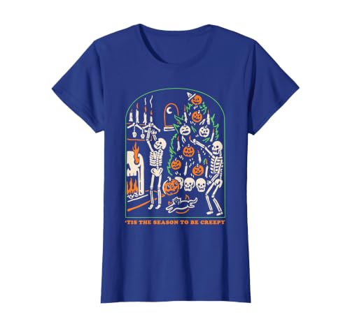 Halloween Creepy Season The Season to Be Creepy T-Shirt - size chart