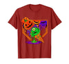 Ice Cream Drip Baseball Home Plate Halloween Tee Funny Halloween Baseball Ice Cream Drip Boys Girls Youth T-Shirt - size