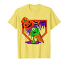 Ice Cream Drip Baseball Home Plate Halloween Tee Funny Halloween Baseball Ice Cream Drip Boys Girls Youth T-Shirt - size