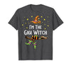 Matching Witch Halloween Costumes by Foxio Im the Gigi Witch Halloween Matching Group Costume T-Shirt - size chart