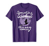 Witchy Halloween Witch Tees Halloween Something Wicked This Way Comes Shakespeare Shirt T-Shirt - size chart