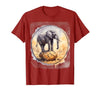 Mademark Elephant Balancing on Desert Rock Graphic T-Shirt - Men - size chart