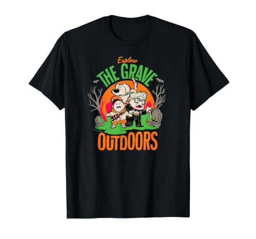 Disney Pixar Disney and Pixar’s Up Explore the Grave Outdoors Halloween T-Shirt - size chart