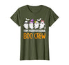 Halloween Tees for Women Men Kids Team Paraprofessional Boo Crew Ghost Halloween para Costume T-Shirt - size chart