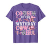 Birthday Girl CowGirl Family Matching Cousin of The Birthday Cow-Girl Rodeo Cow Girl Birthday T-Shirt - size chart