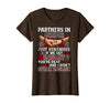 You Are Deaf And I Don't Speak English Partners in Crime Just Remember If We Get Caught T-Shirt - size chart