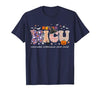 Halloween NICU Nurse Neonatal Intensive Care Neonatal Intensive Care Unit Coquette NICU Nurse Halloween T-Shirt - size chart