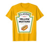 Halloween 2025 Condiments Couples Costume Sauce Yellow Mustard DIY Halloween Costume Matching Groupe Mustard T-Shirt - size