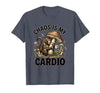 Mademark Chaos Is My Cardio Funny Monkey Design T-Shirt - Men - size chart