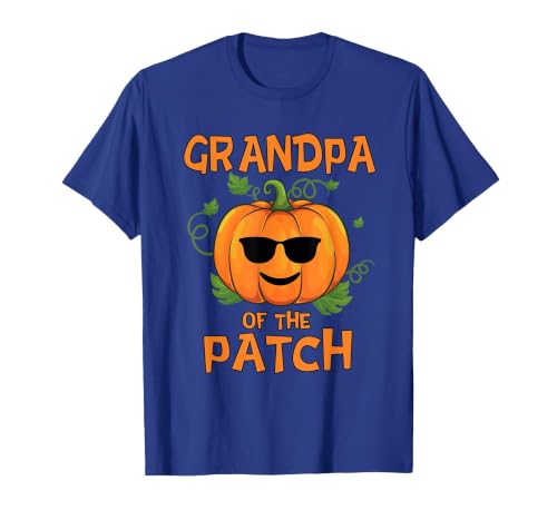 Pumpkin Patch by Blink Imprints Pumpkin Grandpa of the Patch T-Shirt Family Halloween Tee T-Shirt - size chart