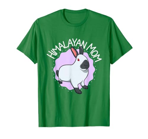 Himalayan Rabbit Mom T-Shirt — design detail