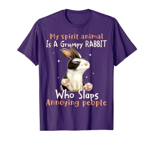 Cute Rabbit Lover Bunny Graphic T-Shirt (Dark Heather Grey) — design detail