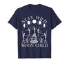 Funny Stay Wild Moon Child Tee Shirt Stay Wild Moon Child Funny Skeleton Dancing Halloween T-Shirt - size chart