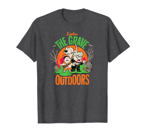 Disney Pixar Disney and Pixar’s Up Explore the Grave Outdoors Halloween T-Shirt - size chart