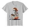 halloween skeleton shirts for teen boys men kids Halloween Skeleton Gamer Video Gaming Funny Gaming Skeleton T-Shirt - size