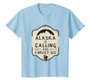 Alaska is Calling and I Must Go Mountains Bear T-Shirt - size chart