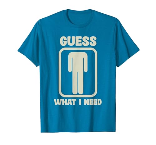 Humor Head Halloween Party Fun Guess What I Need Head Graphic T-Shirt - size chart