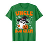 Halloween Family Matching Costume Boo Ghost Tee. Uncle Boo Crew Groovy Ghost Matching Family Halloween T-Shirt - size chart