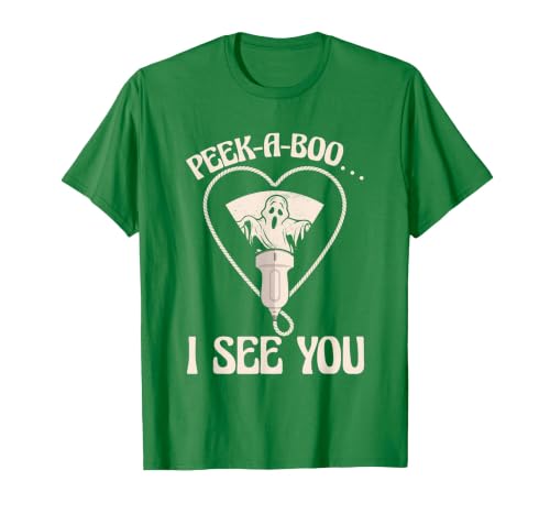Ultrasound Tech Halloween Spooky Sonographer Gift Ultrasound Tech Xray Technician Spooky Sonographer Halloween T-Shirt -