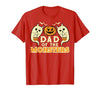 Mens Halloween Shirts For Dad Daddy Papa Men Halloween Dad of Monsters Funny Family Costume Papa Daddy T-Shirt - size chart