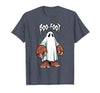 Spooky Bigfoot Sasquatch Ghost Halloween Humor Fun Boo Foot Bigfoot Ghost Sasquatch Halloween Funny Humor T-Shirt - size