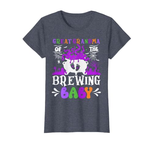 Brewing Baby Family Matching Halloween Costumes Great Grandma of The Brewing Baby Grandma to Be Halloween T-Shirt - size