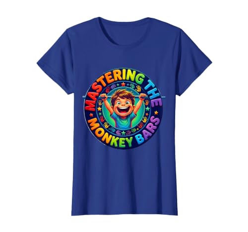 Mademark Mastering the Monkey Bars First Day of Kindergarten T-Shirt - Women - size chart