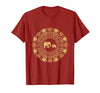 Mademark Mother Elephant and Baby Walking Through Tall Grass T-Shirt - Men - size chart
