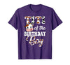 Titi of The Birthday Boy Cow Farm 1St Birthday Boy T-Shirt - size chart