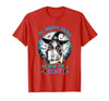 CCHT Dialysis Technician My Broom Broke So Now I'm a CCHT Dialysis Tech Halloween T-Shirt - size chart