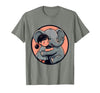 Mademark Cute Girl Snuggling Baby Elephant Graphic Tee T-Shirt - Men - size chart