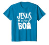 Jesus is My Boo - Funny Christian Halloween Quote Humor T-Shirt - size chart