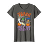 Trach or Treat ICU RN Halloween Nurse Tees Respiratory Therapist Trach or Treat ICU RN Halloween Nurse T-Shirt - size chart