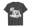 Miniature Schnauzer Lovers Halloween Dog Costume Miniature Schnauzer Skeleton Birthday Halloween Mens Womens T-Shirt - size