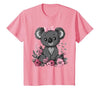 We Love Koalas - Kids Apparel Co. Koala Kawaii Koala Bear Pink Bow Flowers Girls Kids T-Shirt - size chart