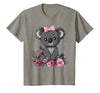 We Love Koalas - Kids Apparel Co. Koala Kawaii Koala Bear Pink Bow Flowers Girls Kids T-Shirt - size chart