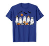 Spooky Dog Lovers Haunted Halloween Designs Halloween Ghost Dogs Pumpkin Candy Party Costume T-Shirt - size chart