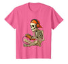 VibeKilla Video Game Halloween Skeleton Gamer Costume T-Shirt - size chart