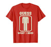 Humor Head Halloween Party Fun Guess What I Need Head Graphic T-Shirt - size chart